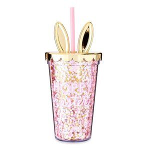 NEW! Packed Party Hoppy Easter Bunny Ears & Confetti Tumbler